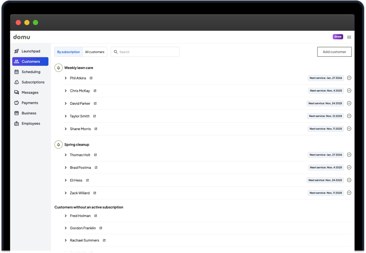 laptop framed subscription screen