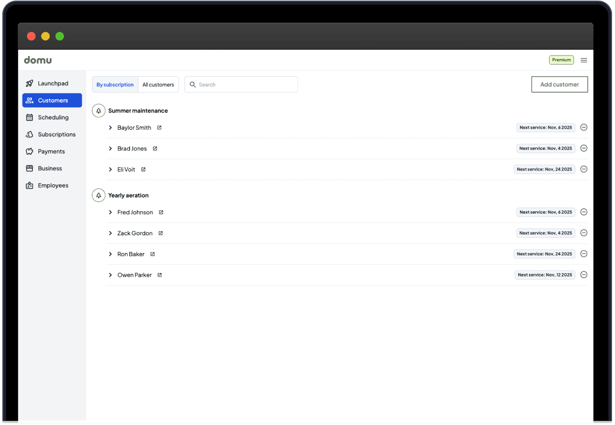 laptop framed subscription screen